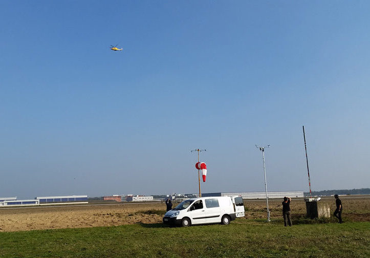 Furgoneta para ensayos de vuelo