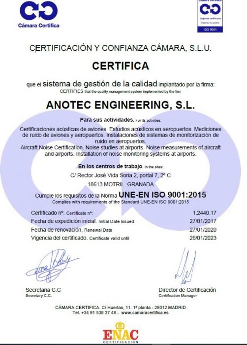 CERTIFICACION ISO