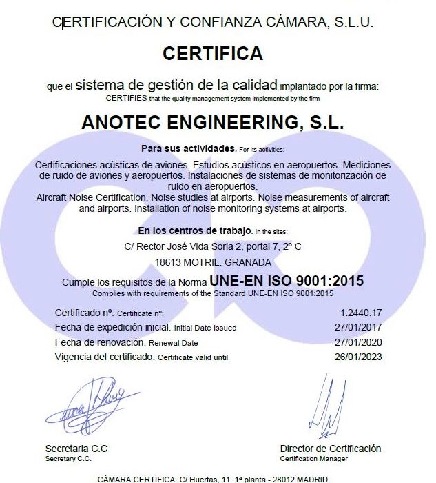 CERTIFICACION ISO